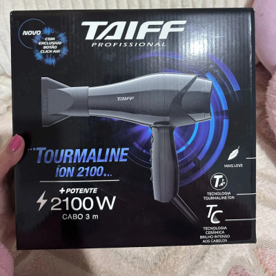 Secador Taiff Tourmaline Íon 2100W Preto