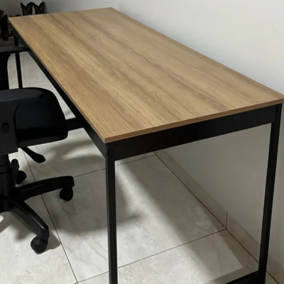Mesa Escritório Industrial 150x60cm Ferro Reforçado
