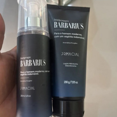 Kit Body Splash Barbarius + Hidratante Desodorante - Primacial
