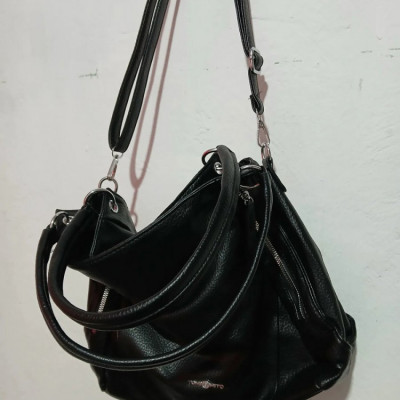 Bolsa Transversal TOMI IMTO Feminina Preta