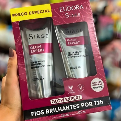 ✨ Eudora SIàge Promopack Glow Expert (Shampoo + Condicionador)