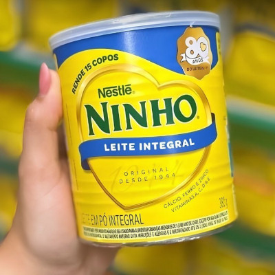 Leite em Pó Integral Ninho 380g