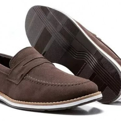 Sapato Mocassim Derby Opus Camurça Clássico