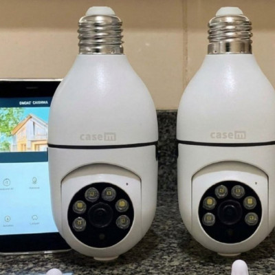 Kit 2 Câmeras Segurança 360º Jortan