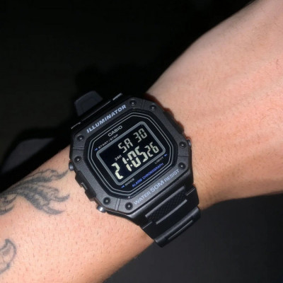 Relogio Casio Masculino Standar W-218h-1bvdf
