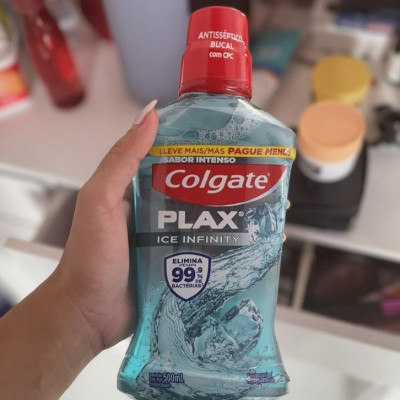 Enxaguante Bucal Colgate Plax Ice Infinity 500ml