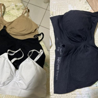 Kit 3 Top Sutiã Sem Costura Com Alça Ajustável