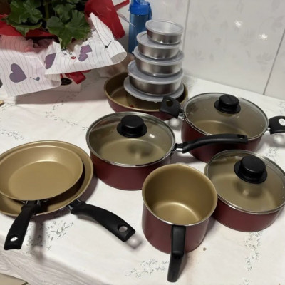 Jogo de Panelas Tramontina Turim 12pçs + Kit Tigelas Inox