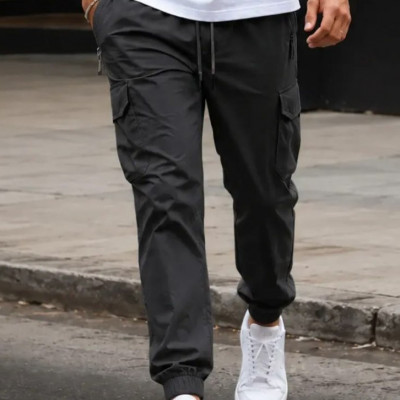 Calça Cargo Slim Com Elastano