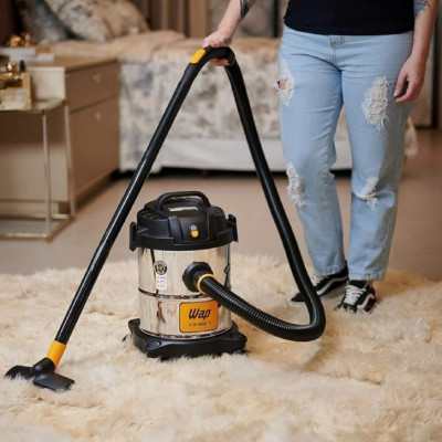 Aspirador de Pó e Água, Barril 12L, com Filtro Lavável, 160mbar 1400W 127V