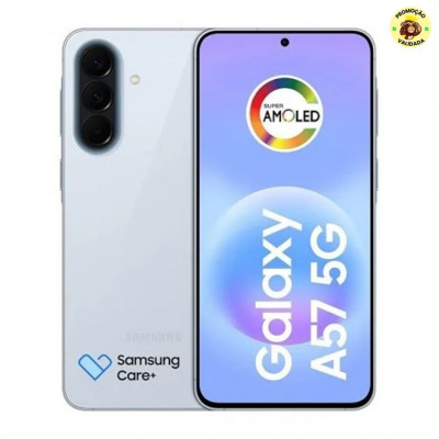Celular Samsung Galaxy A57 5G 128GB, 8GB RAM, Recursos AI (Azul Claro)