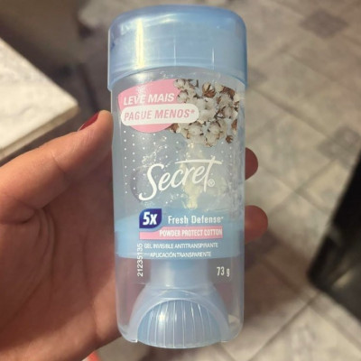 Secret Desodorante Antitranspirante em Gel Proteção de Algodão 73g