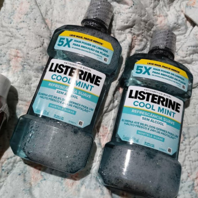 ❄️ Listerine Cool Mint Enxaguante Bucal Sem Álcool 500mL