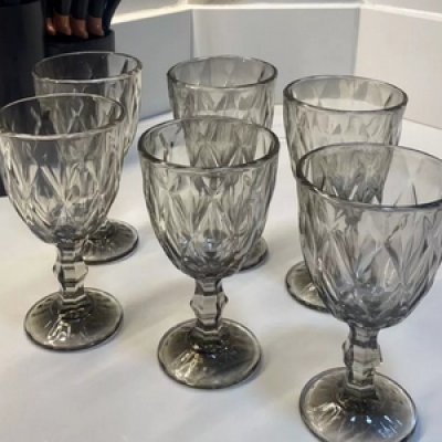 Jogo 6 Taças Cristal 330ml Brilho