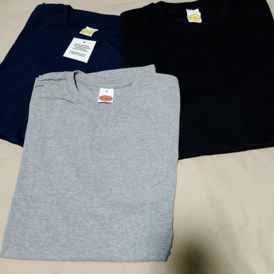 Kit 3 Camisetas Básicas Masculinas 100% Algodão