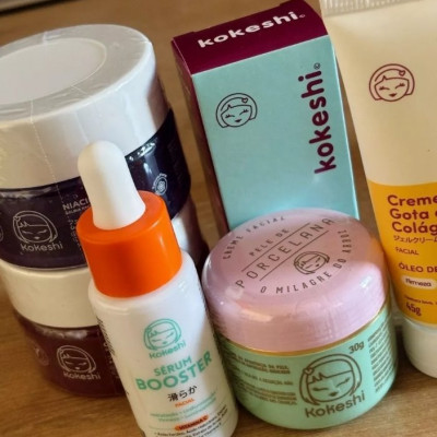 Kit Skincare Kokeshi Completo 6 Itens Facial