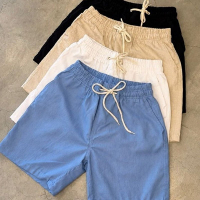 🩳 Kit 3 Shorts Linho