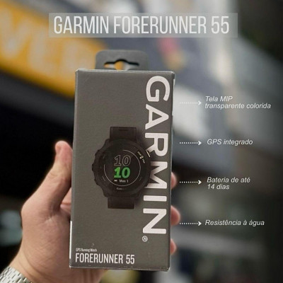 Garmin Forerunner 55 Preto 42mm com GPS