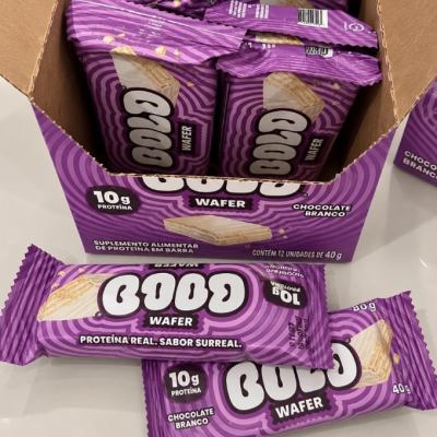 BOLD Wafer Sabor Chocolate Branco 10g Prot