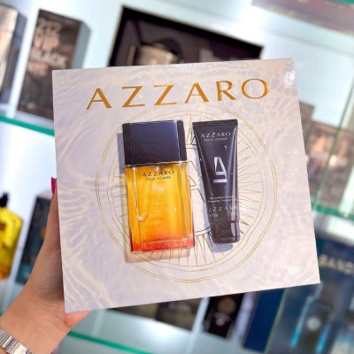 Kit Azzaro Pour Homme- Perfume Edt 100ml - Gel De Banho 75ml