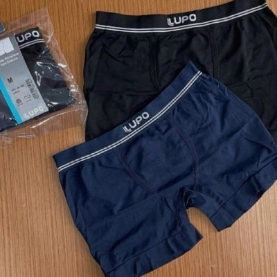 Kit 6 Cuecas Lupo Boxer Sem Costura Basic Microfibra