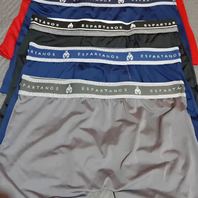 Kit Com 5 Cuecas Boxer Microfibra