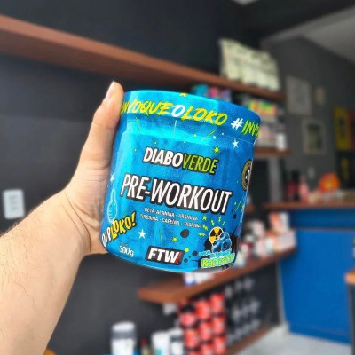 Pré-Treino Diabo Verde FTW 300g Dip Loko