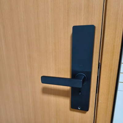 Fechadura Eletrônica Digital Biometria Cartão Preto ASUS