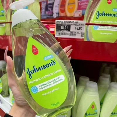 👶 SHAMPOO DO NENEIN Johnson's Baby Shampoo P/ Bebê Para Cabelos Claros, 750ml