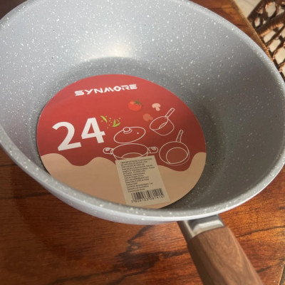 Frigideira Funda Antiaderente Stone Pro 24 cm