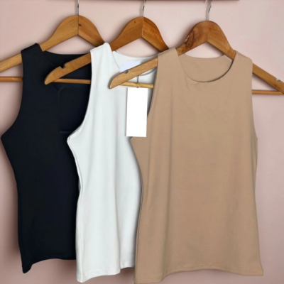 Kit 2 Regata Feminina Suplex Duplo