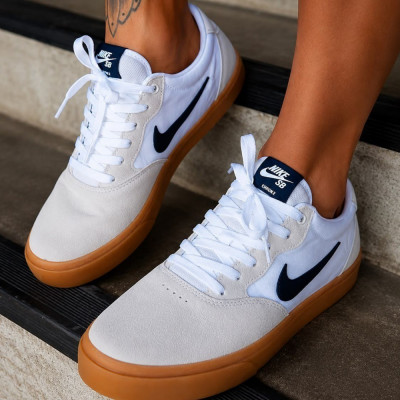 Tênis Nike Sb Chron 2 Masculino Cinza Branco 41