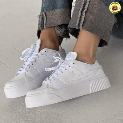 TRILPE WHITE PRAS MENINAS Tenis Nike Court Legacy Lift 34 ao 40