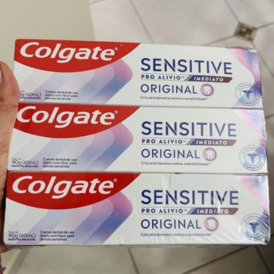 Colgate Sensitive Pro Alívio Imediato Creme Dental, 3x90g