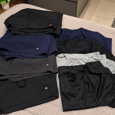 KIT COMPLETO PARA O TREINO DA SEMANA Kit 4 Conjuntos Dry Fit 4 Camisetas + 4 Shorts Sandrini