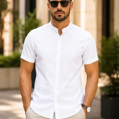 Camisa Gola Padre Manga Curta (5 cores)