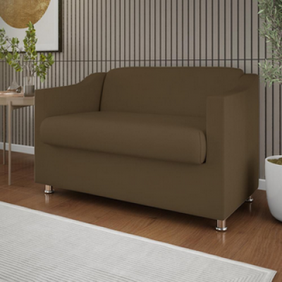 Sofa Namoradeira 2 Lugares Tilla Suede