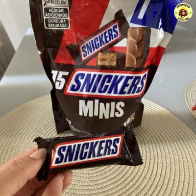 Chocolate Snickers Original Minis 15Un