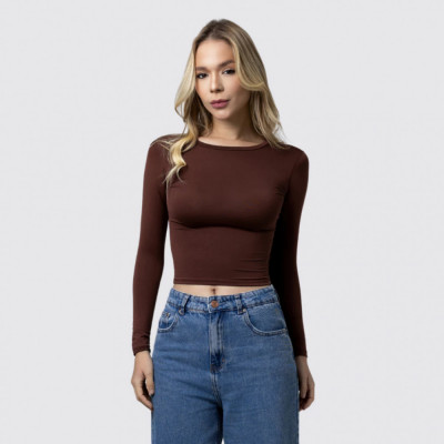 Kit 3 Blusa Feminina Compressão Manga Longa