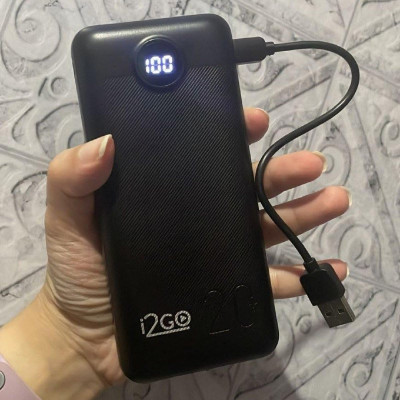 Carregador Portátil (Power Bank) Ultra Rápido 20000mAh I2GO