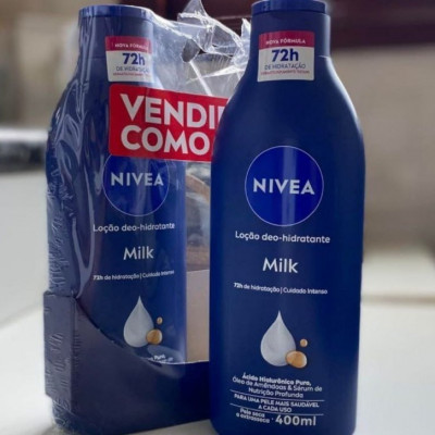Nivea Kit Loção Hidratante Milk Pele Seca 400ml 2un