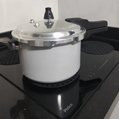 Panela Pressão Fechamento Externo Indução 4,2L Brinox Cor Cinza