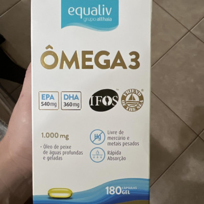 Omega 3 Óleo de Peixe 180 Cápsulas Equaliv