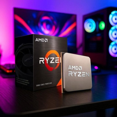 Processador AMD Ryzen 5 5600GT, 3.6GHz (4.6GHz Turbo), 6-Cores 12-Threads, AM4, 100-100001488BOX