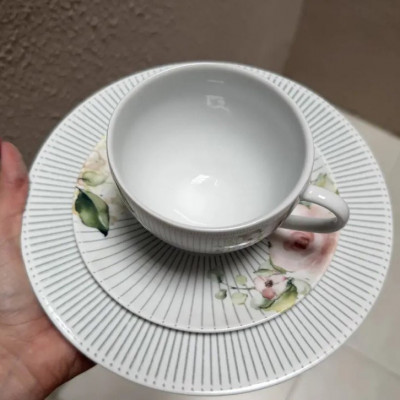 Aparelho De Jantar Tramontina Ornatta 20 Peças Branco
