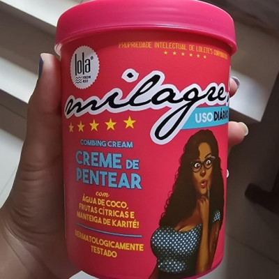 Milagre Creme para Pentear 450g Lola Cosmetics