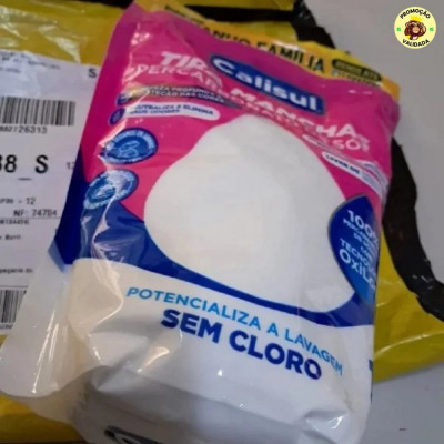 Percarbonato De Sódio 100% Tira Manchas Calisul - Roupas Brancas e Coloridas