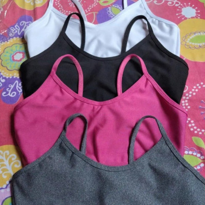 Kit 4 Tops Sem Bojo Fitness