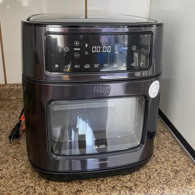 🍟 Fritadeira Elétrica Wap Air Fryer Oven Digital Black Inox 12 L