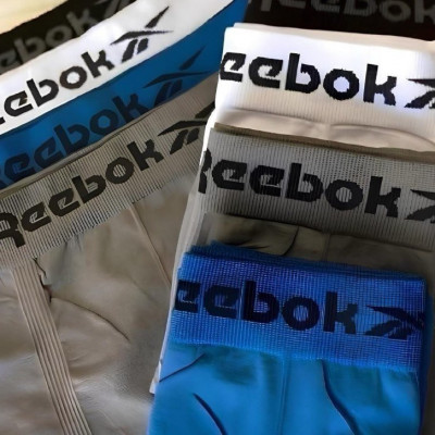 Kit 6 Cuecas Boxer Reebok Microfibra